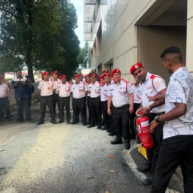All security officers successfully completed the training and improved their knowledge and confidence in handling small fires, protecting mall occupants, and following emergency response procedures according to the mall's SOP. Regular refresher training is recommended to maintain competency.